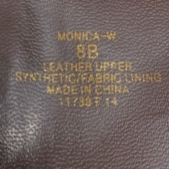 Ralph Lauren Leather Equestrian Wide Calf Brown Boot Size 8B - Picture 7 of 12